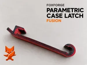 Parametric Hobby Case Latch | Adjustable Snap-On