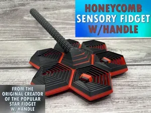 Honeycomb Sensory Fidget w/Handle