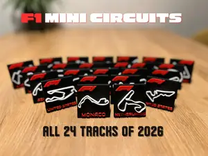 F1 Formula One 2026 Mini Circuits / Tracks