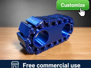 Customizable Finger Treads Fidget