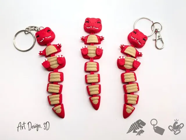Flexi Long Tail T-rex - Strong Joints