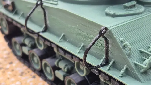 Belt for fitting logs to M4A3E8 Sherman Fury model — Фото 4 из 5
