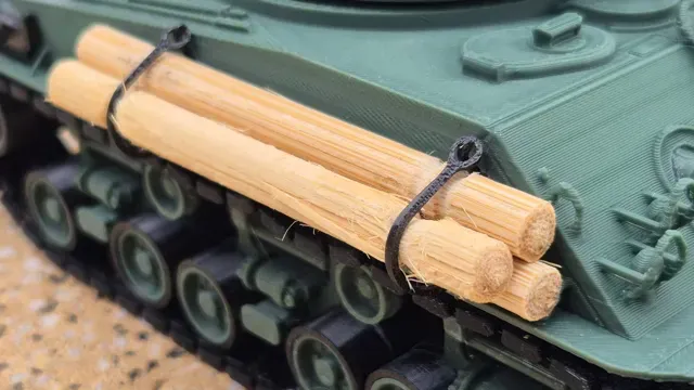 Belt for fitting logs to M4A3E8 Sherman Fury model — Фото 2 из 5