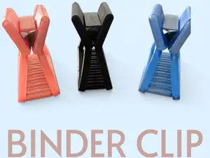 Hair Claw Using Binder Clip ( Spring Free)