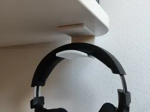 Under Desk Headphone and Headset Holder/Hanger