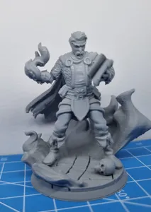 Miniature Human Mage DnD / Roleplay / Tabletop
