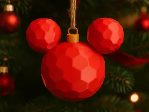Hexagonal Mickey Bauble * No AMS
