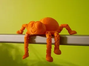 Articulated cute flexi spider