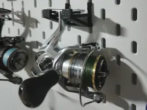 IKEA Skadis Fishing Reel Holder