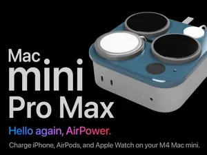 Mac mini "Pro Max" MagSafe and Apple Watch Charger