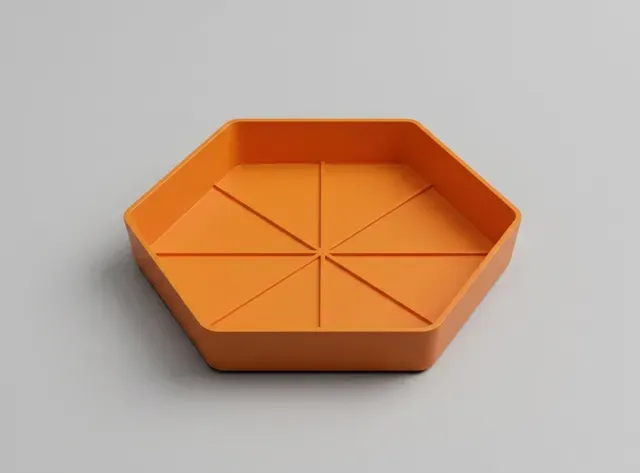 Parametric Plant Saucer | Customizer Round/Sq/Hex — Image 3 of 6