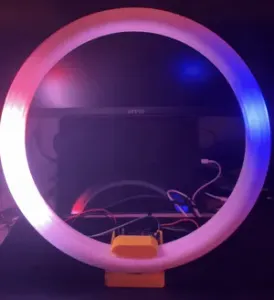 Time in motion; RGB Ring Clock