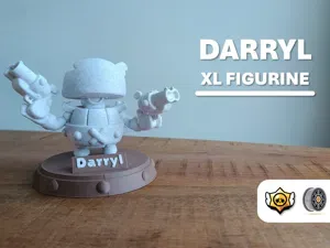 Darryl | XL Brawl Stars Figurine (NO AMS)