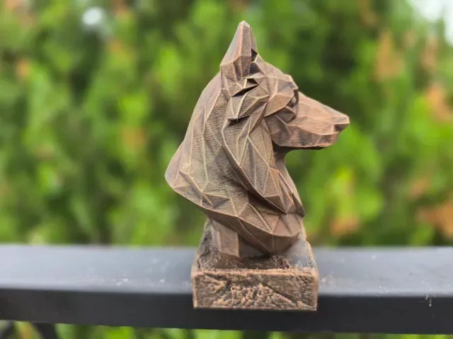 SHETLAND SHEEPDOG LOW POLY BUST — Фото 5 из 8