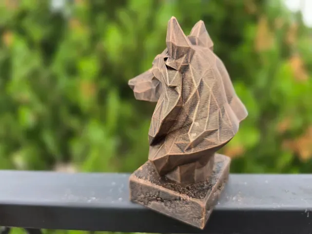 SHETLAND SHEEPDOG LOW POLY BUST — Фото 8 из 8