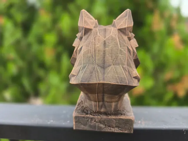 SHETLAND SHEEPDOG LOW POLY BUST — Фото 7 из 8