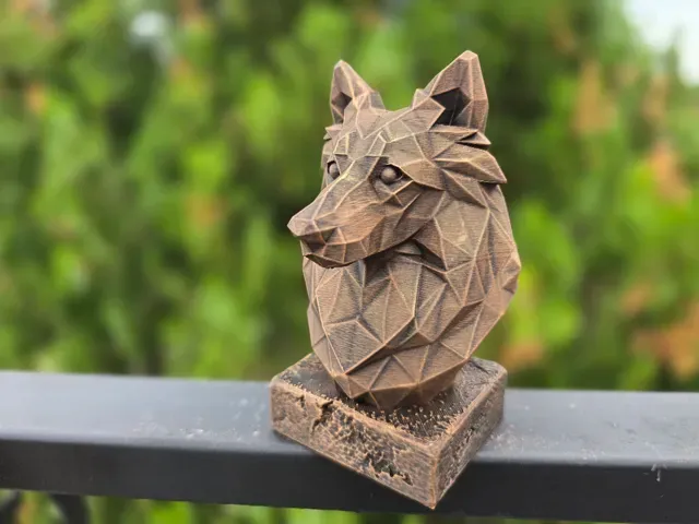 SHETLAND SHEEPDOG LOW POLY BUST — Фото 2 из 8