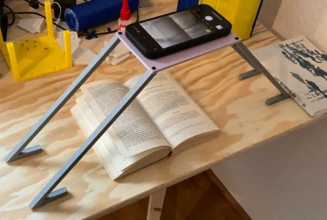 Smartphone Scanner Stand for Books