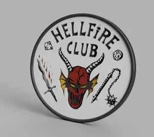 Stranger Things coaster - HellFire Club