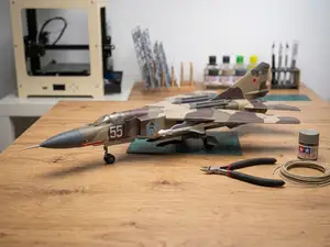 MiG-23 Fighter Jet – Detailed 3D Printable Model