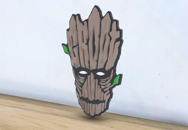 Groot - Layered - Word Wall Art — Image 2 of 3