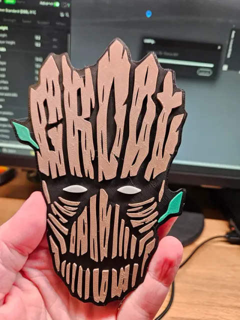 Groot - Layered - Word Wall Art — Image 3 of 3