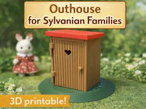 Ouhouse for a dollhouse / sylvanian families