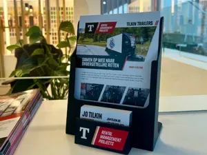 Flyer stand A5 & business card holder (NO LOGO)