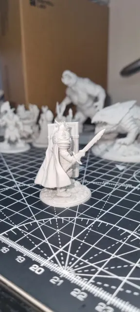 Paladin Dragonborn Male D&D Miniature (48mm) — Фото 5 из 12