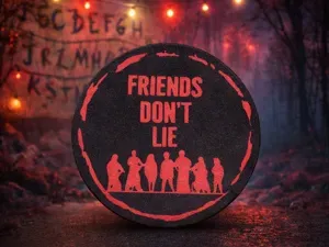Friends Don’t Lie Sci-Fi Drink Coaster