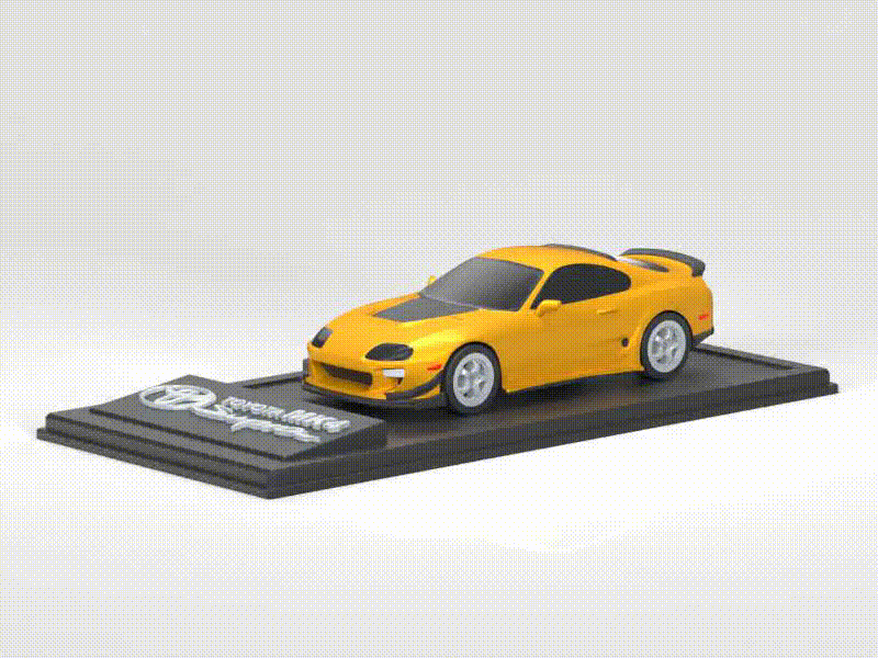 【Toyota】丰田 Supra MK4 (A80)旗舰超跑 “东瀛牛魔王” 组装/轮胎可动