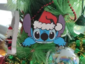 Adorno de navidad de Stitch