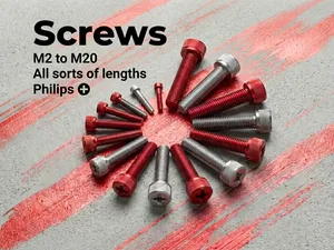 M2 - M10 Phillips Screws (all sorts of lengths)