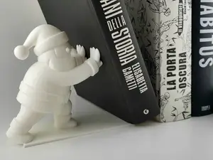 Santa Claus Bookend Christmas Book nook Stopper