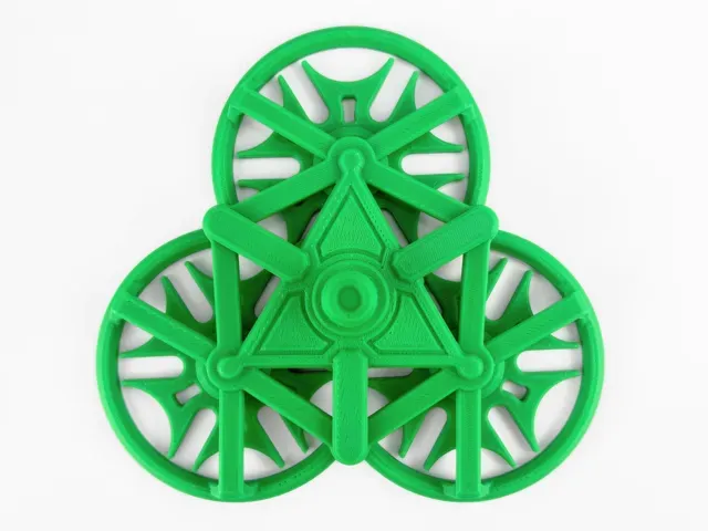 Triple Geneva Mechanism Fidget (Print in Place) — Image 5 of 9