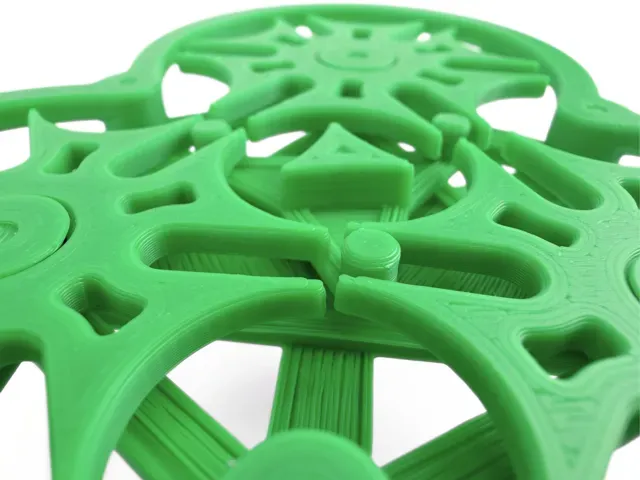 Triple Geneva Mechanism Fidget (Print in Place) — Image 7 of 9