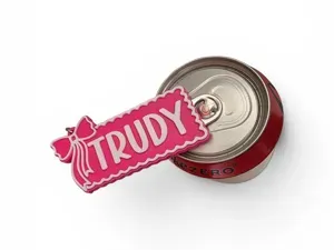 Bow Soda Can Opener/Nail Saver, Blank to add name