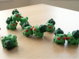 Bulbasaur full colored in love for Valentine's day