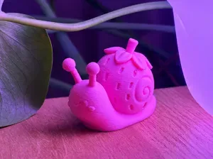 Strawberry Snail - cute desk buddy