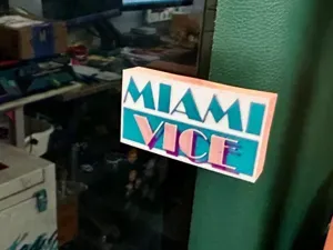Miami Vice Handle for Bambu X1C P1S Front Door