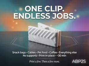 Universal Clip For Anything ( Print-In-Place )