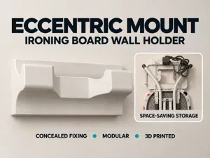 Ironing Board Wall Holder – Eccentric Mount