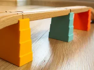 Train Track Pillar - Brio, IKEA, Lidl Compatible