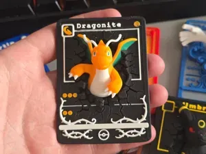 3D Dragonite TCG Card