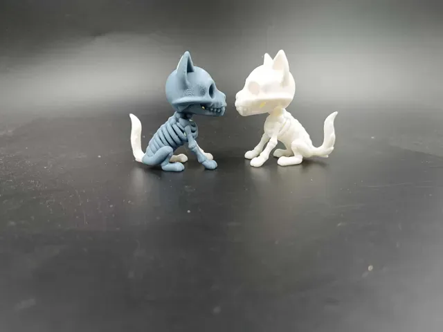 Skeletal Wolf Cute - Kawaii - Toy - Halloween — Фото 3 из 6
