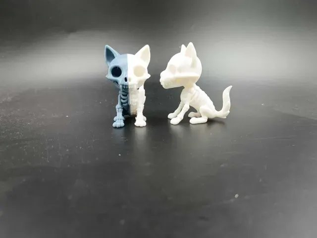 Skeletal Wolf Cute - Kawaii - Toy - Halloween — Фото 4 из 6