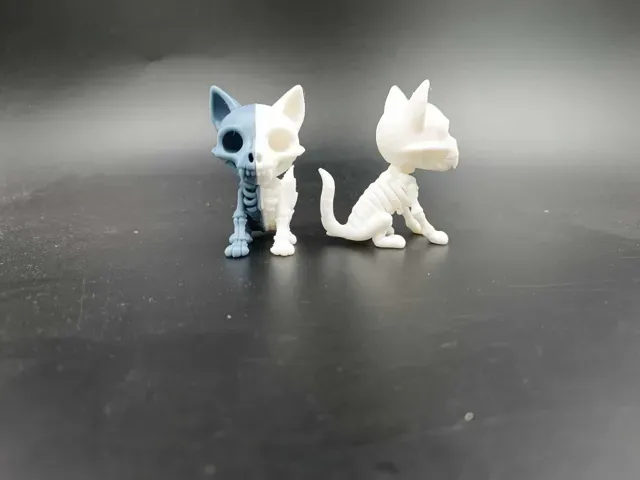 Skeletal Wolf Cute - Kawaii - Toy - Halloween — Фото 6 из 6