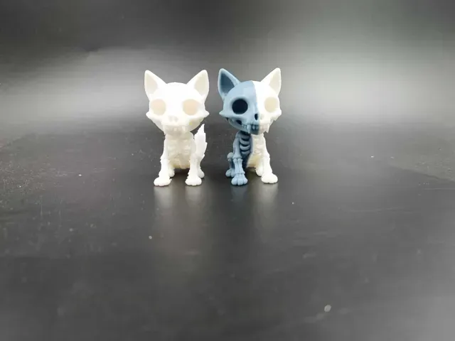 Skeletal Wolf Cute - Kawaii - Toy - Halloween — Фото 2 из 6