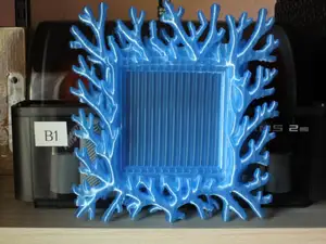 Decorative Coral Frame for 10 x 10 cm