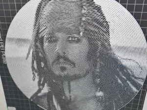El capitán Jack Sparrow Escala grises espiral